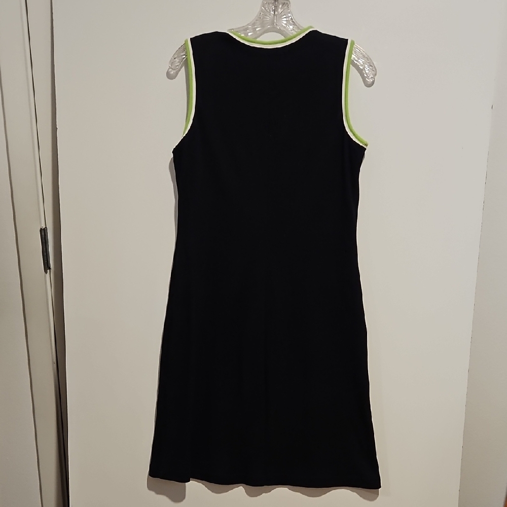 Ronni Nicole by Ouida Black sleeveless Dress Pineapple Sequin Beaded Graphic Med - Picture 4 of 9